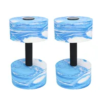 2Pcs Water Dumbbell EVA Water Aerobics Weights Dumbbell Strong Buoyancy Aquatic Exercise Dumbbells for Water Sports 1