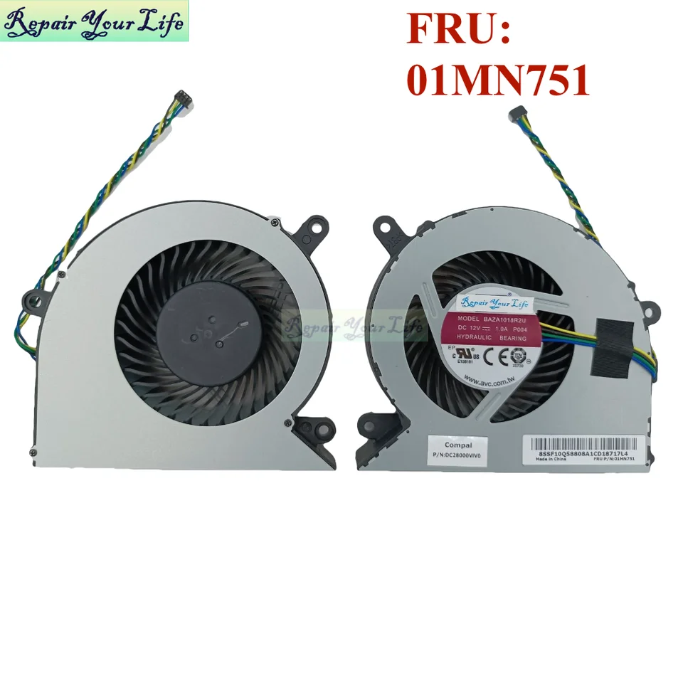 AIO Computer CPU Cooling Fan For Lenovo Ideacentre 340-24ick 24ICB A340-22ICB A340-22ICK All-in-one PC Cooler 01MN927 SF10S95743 - 7