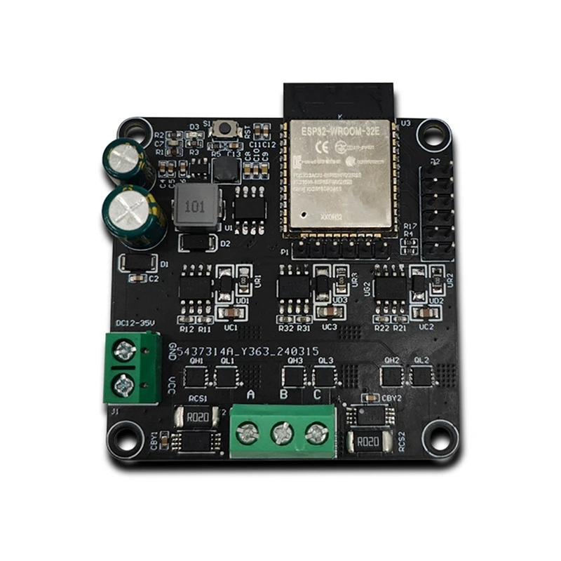 SimpleFOC 고출력 ESP32 20A 브러시리스 모터 드라이버 보드 무선 W..