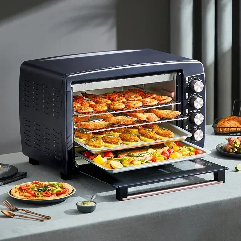 Subor Electric Oven Household Small Cake and Bread Baking Machine Multifunctional Automatic 42L Large Capacity Oven