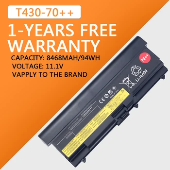 Batteria portatile per Lenovo ThinkPad, T420i, T420, Tturchese, T530, Workers, W520, Lturchese, L530, W530, W53