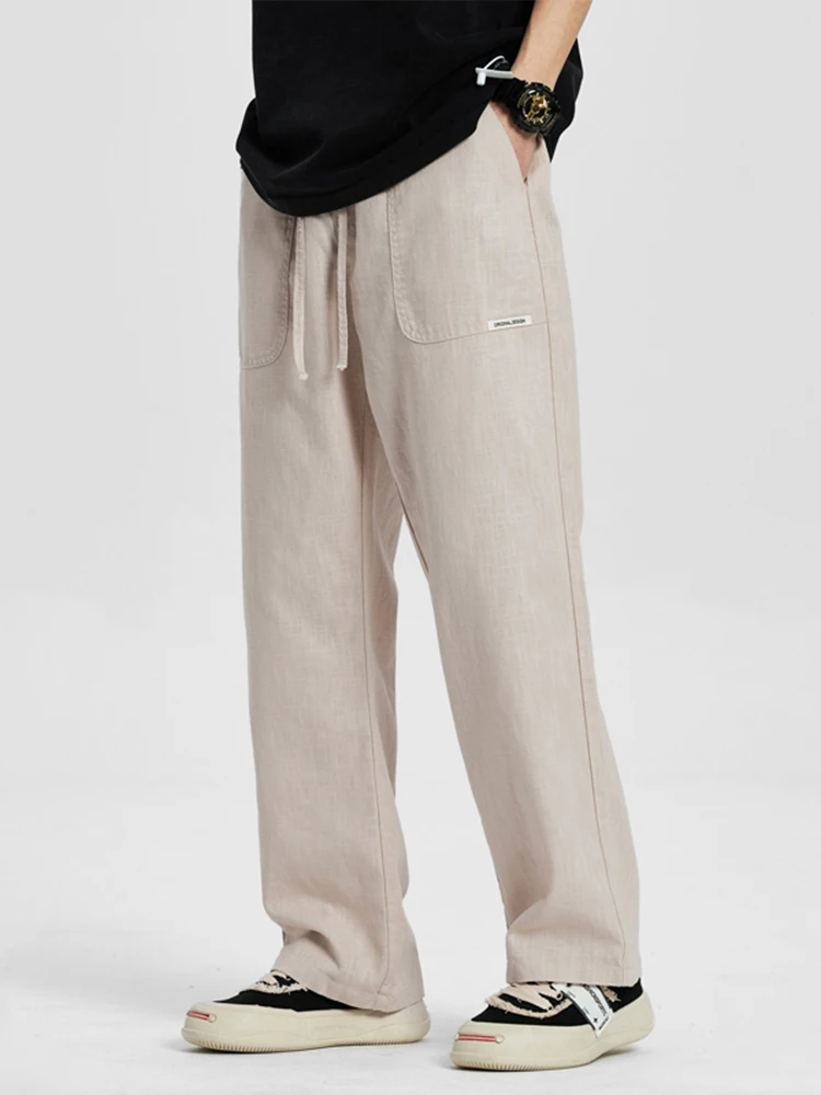 Lightweight Mens Linen Drawstring Mens Linen Pants For Yoga And Beach Loose  Fit, Available From Gemmi2021, $15.31 | DHgate.Com