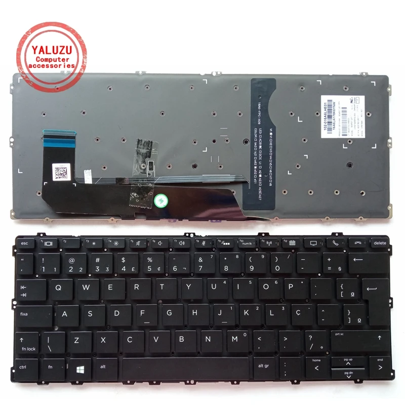 Br/Uk Nuova Tastiera Per Laptop Hp Elitebook X360 1030 G2/1030 G3/1030 G4 Hsn-104C Q10C Q20