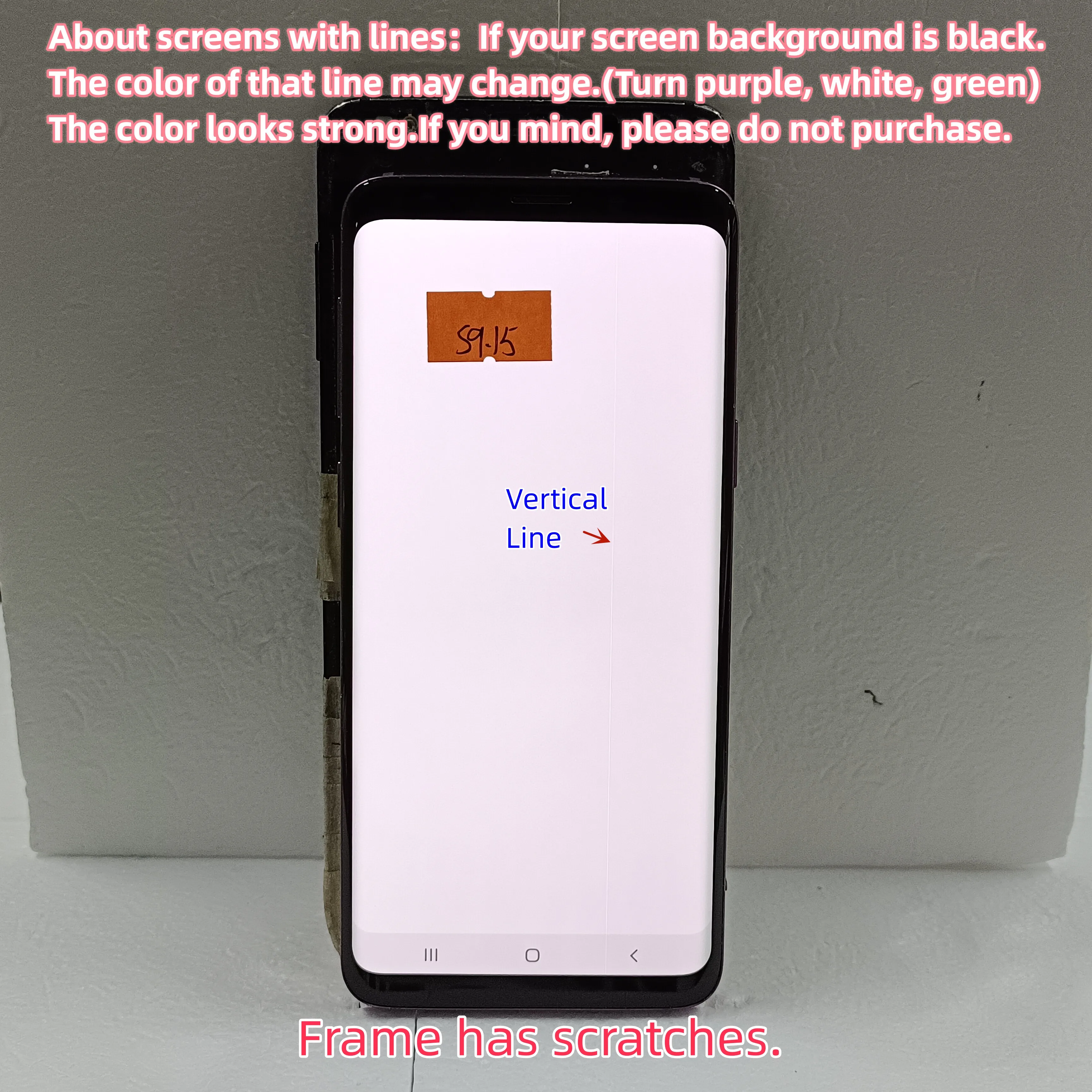 FOR S9 Super AMOLED Display For SAMSUNG Galaxy 5.8 inches S9 G960F LCD G960 With Frame Display Touch Screen Digitizer Assembly