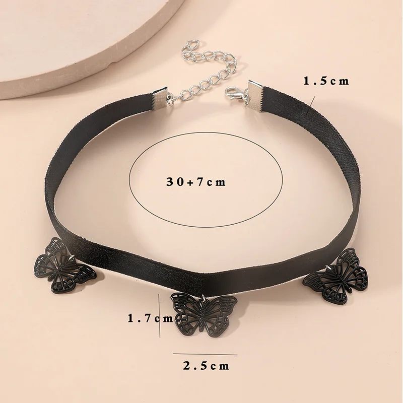 JWER Korea Sexy Collarbone Chain Necklace Women's Short Rhinestone