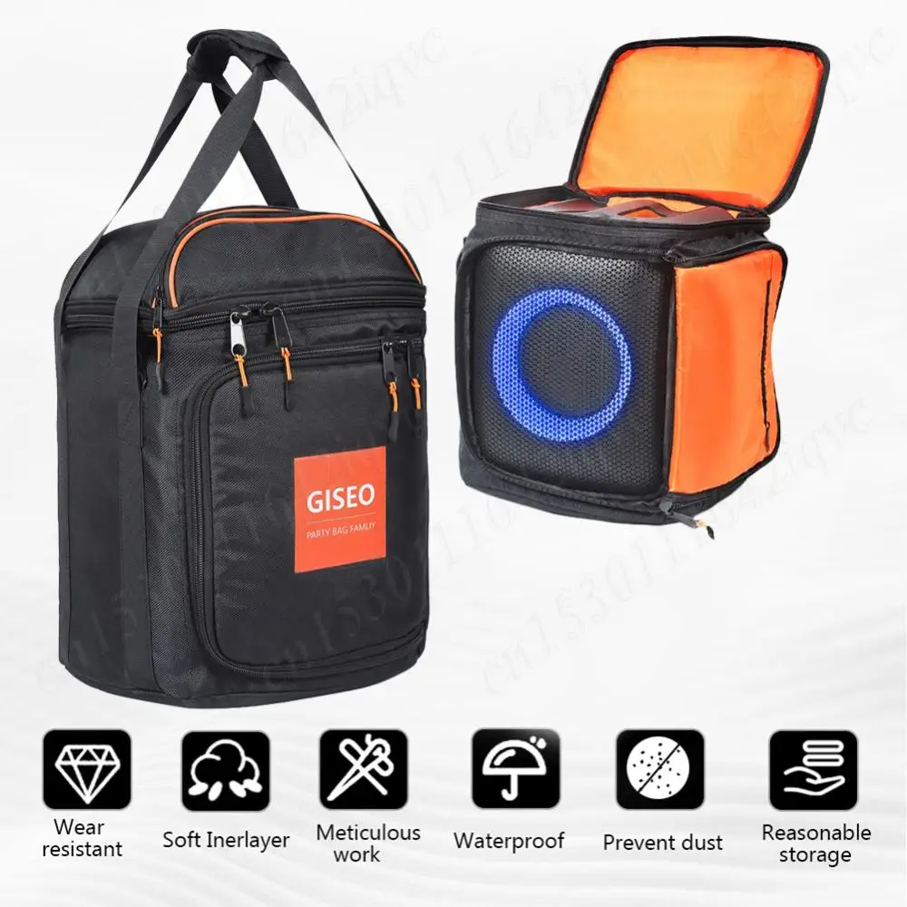 Waterproof Speaker Bags for JBL PartyBox Encore Essential Speaker Storage Bag Large Capacity Speaker Shoulder Bags Carrying Case