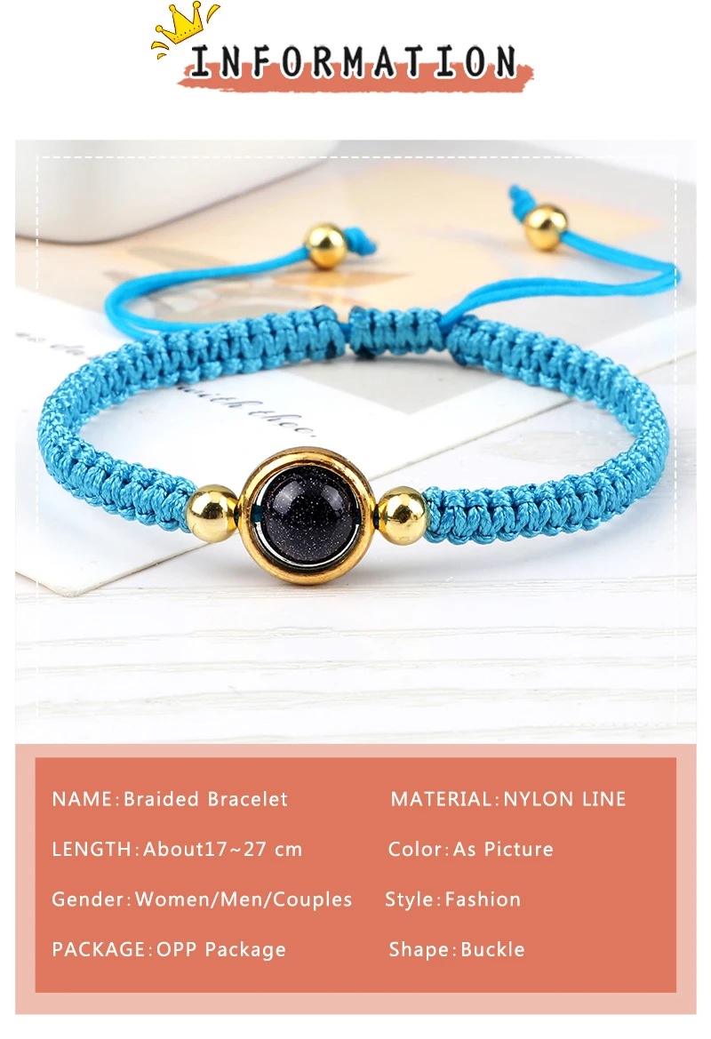 Bracelet Porte-Bonheur Chaîne Noire Ajustable Fait Main - Unisexe - Corde Nylon - Style Boho