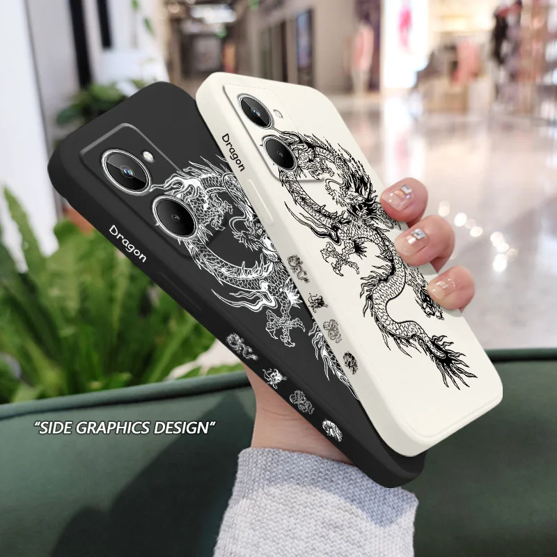 Dragon Groaned Liquid Silicone Phone Case
