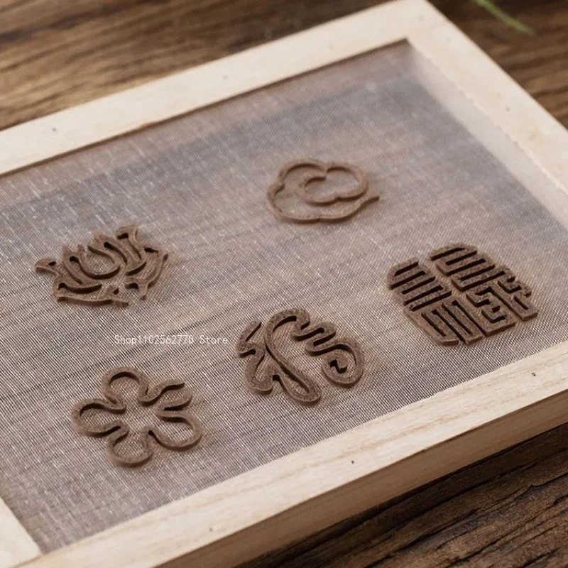 Incense Coil Tray Mould Auspicious Clouds Ruyi Fu Shape Handmade Incense Making Tools Diy Modeling Home Aroma Kit