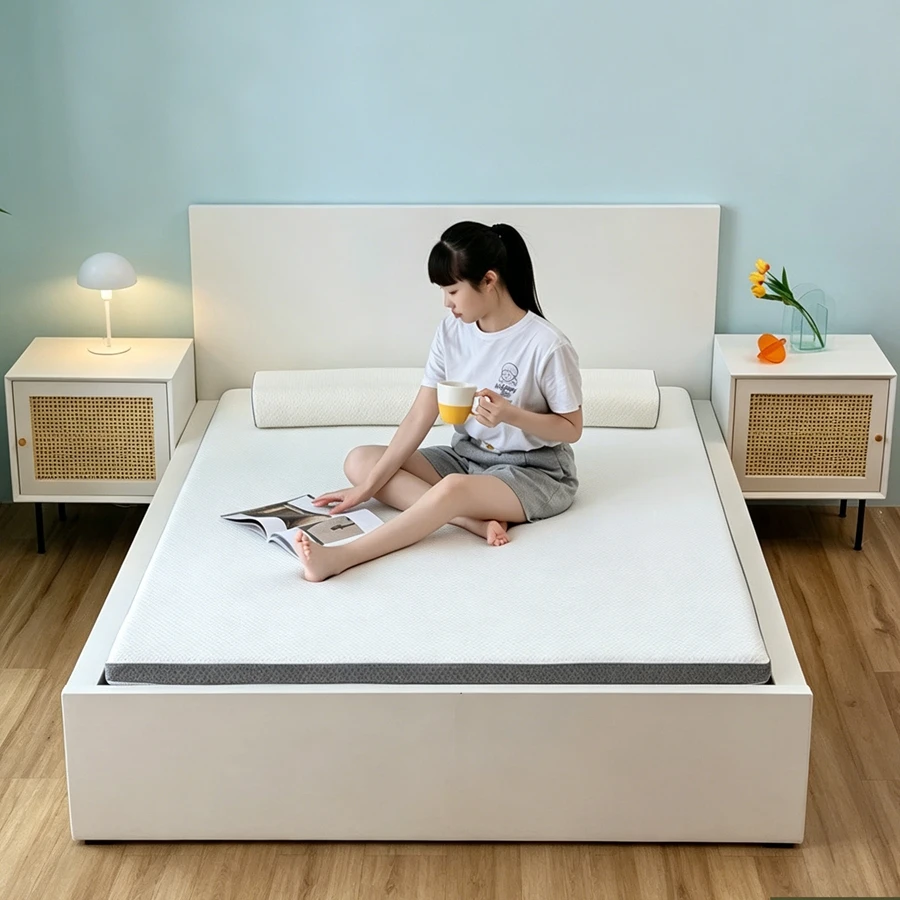 5/8cm 매트리스, 젤 메모리 코튼 매트리스, 중간 두께의 수면 패드, 1인용, 2인용 매트리스, 쿠션, 바닥 매트