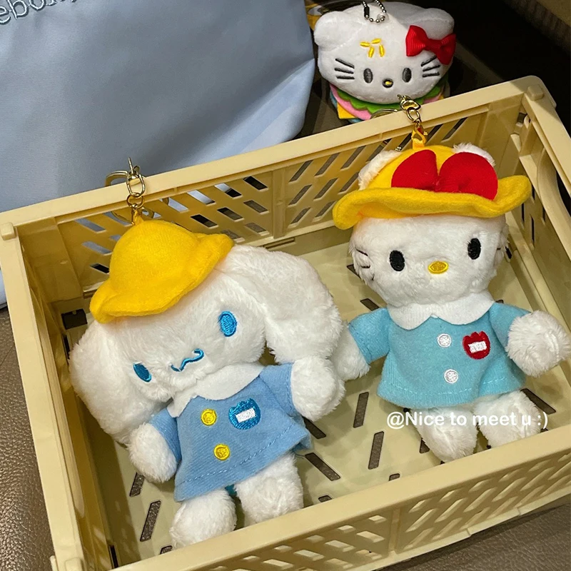

Hellokittys мультфильм Sanrio плюшевая подвеска милая кукла парная сумка брелок Аниме творческие игрушки подарок на день рождения
