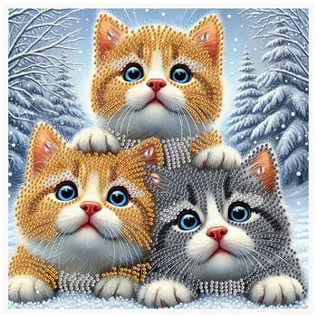 Pittura diamante 5D fai da te fiore kit gattino decorazione fai da te alieno trapano diamante mosaico arte regalo artigianato decorazione della parete della casa