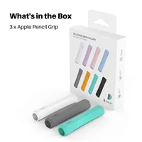 Pen Grip Non-Slip Protective Cover Suitable For Apple Pencil 3 2 1 USB-C Silicone Easy to Hold the Pen Grip Protective Cover 1