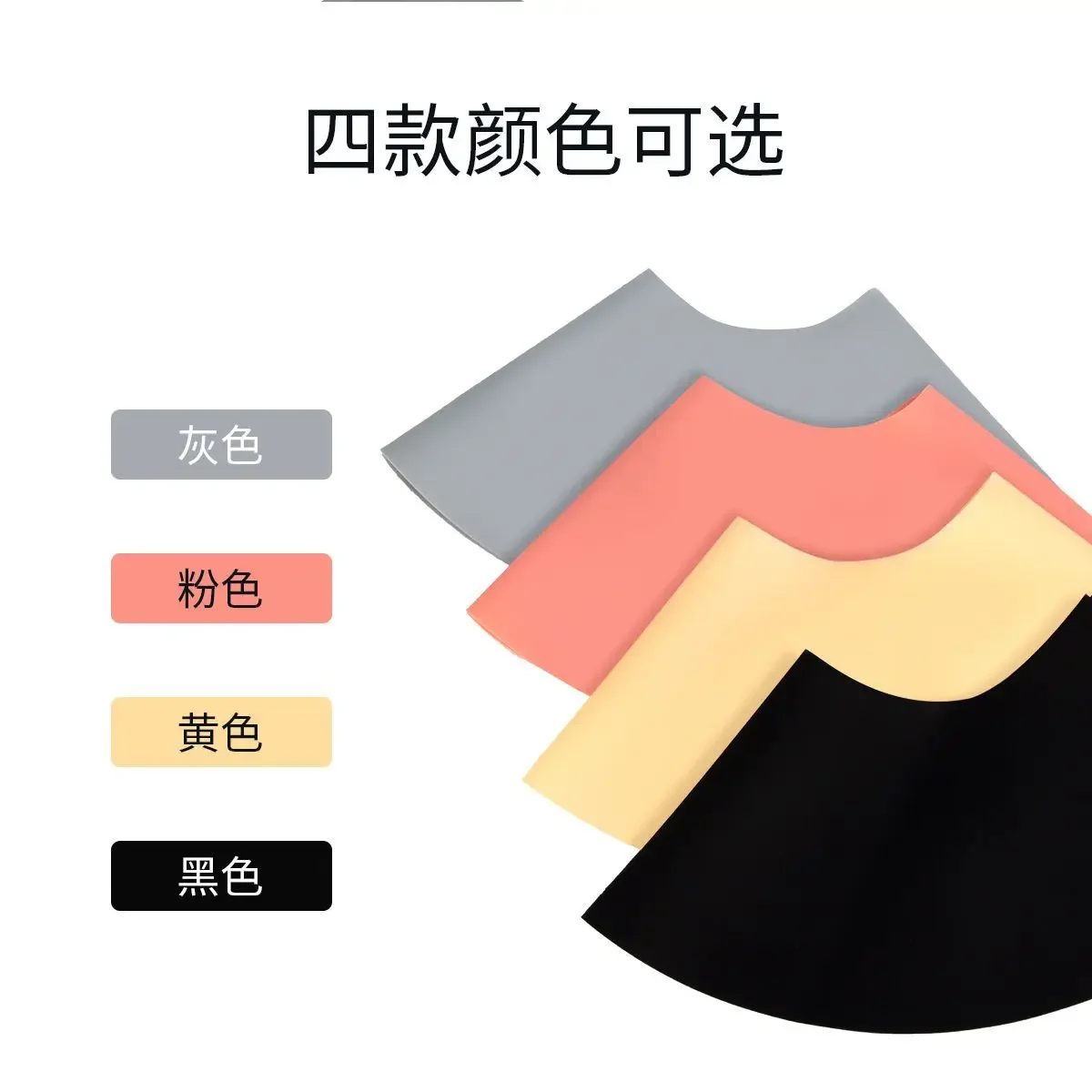 Accesorios Waterproof Salon Hair Dye Neck Collar Haircut Wrap Hairdressing Shawl Silicone Hair Cutting Cape for Styling 5