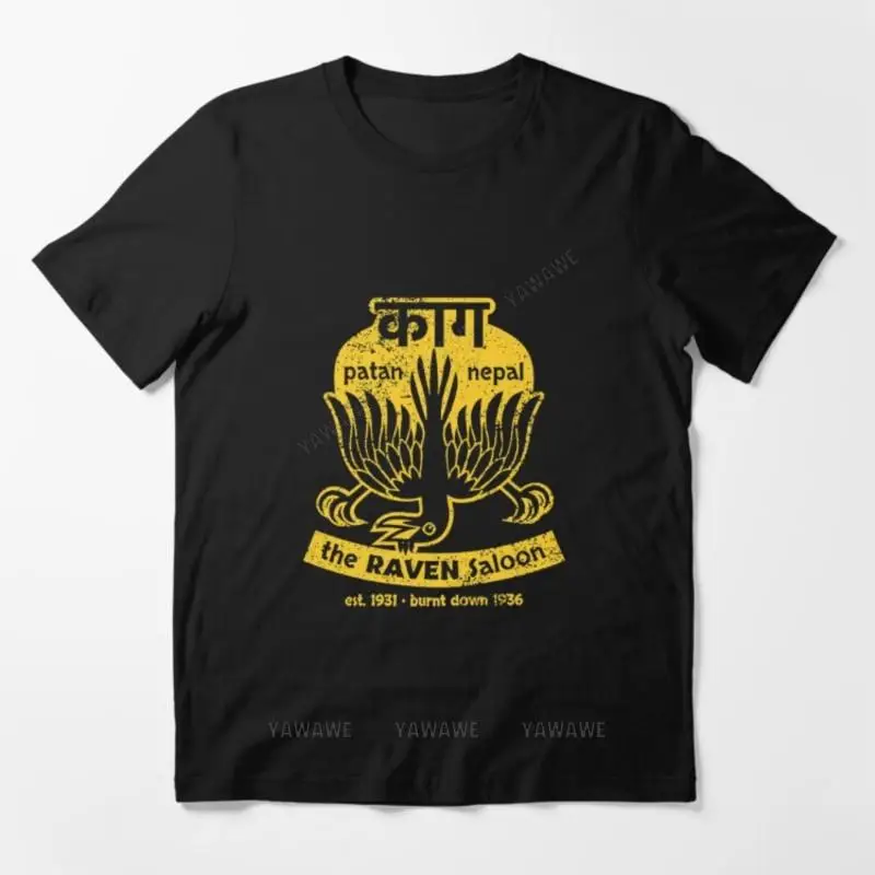 

New arrived black short sleeve brand cotton top The Raven Saloon T Shirt Essential T Shirt unisex tee shirt fashion tshirt tops