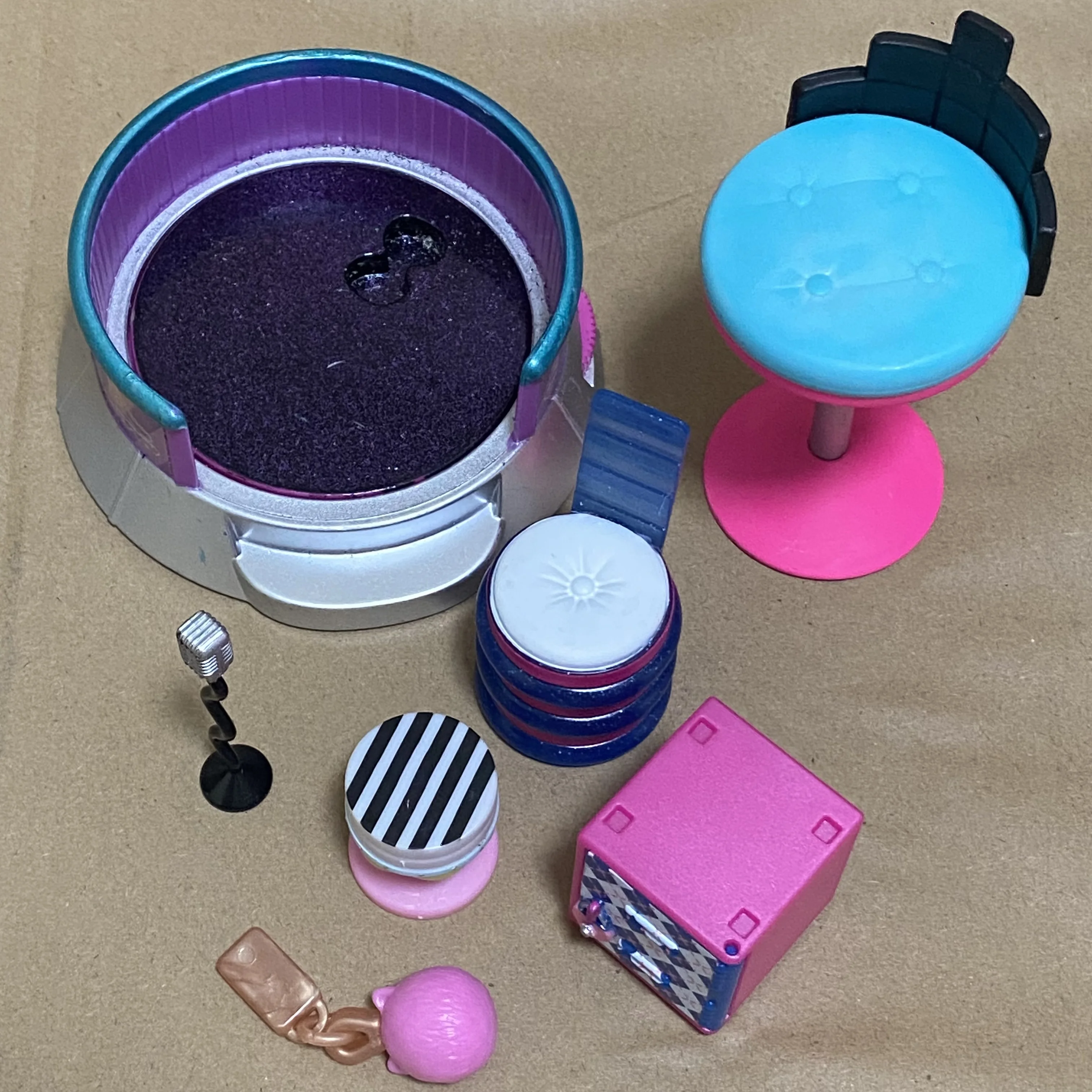 Scene Accessories Furniture Skating Rink Chair Lamp TV for LOLs Dolls
