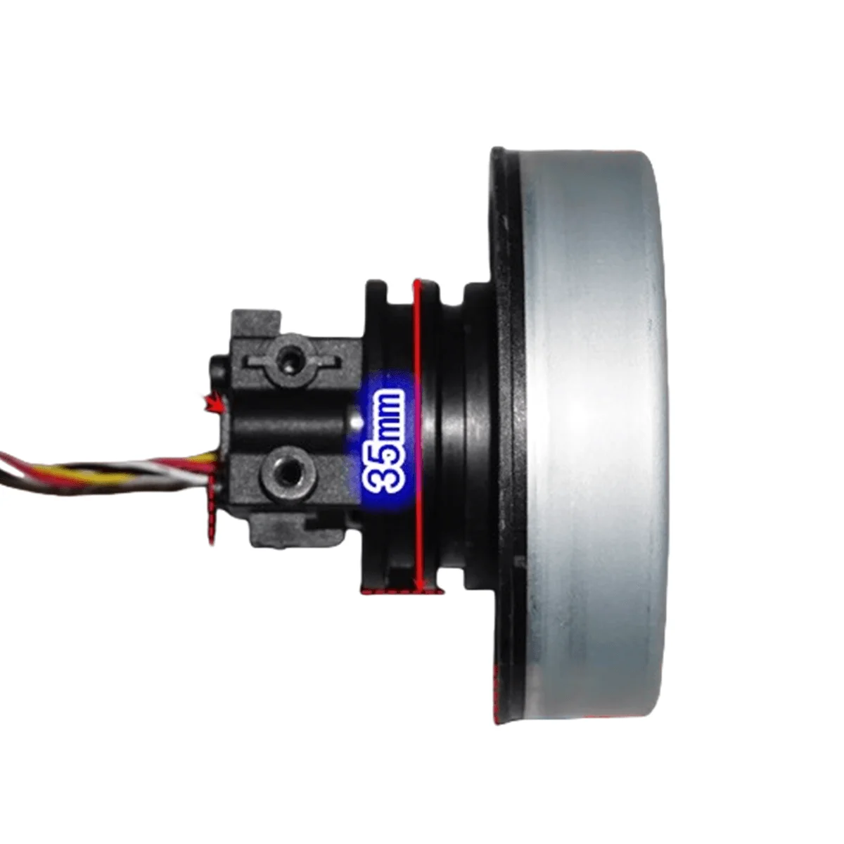 Motore brushless da 65 mm con rotore esterno in neodimio e bus 485 per robot RC