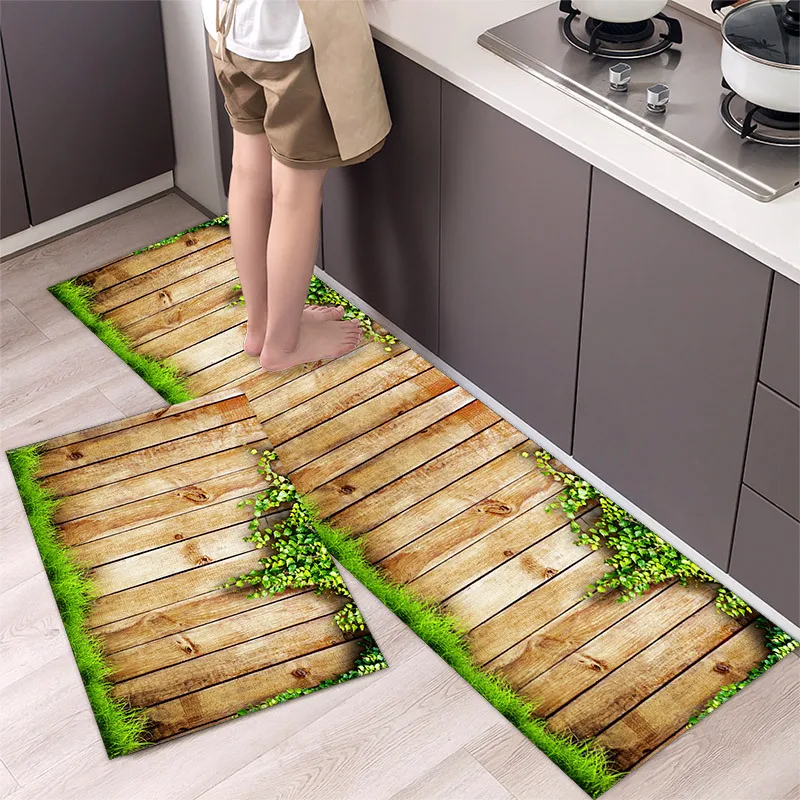 thumbnail image 1 of Alfombra de cocina con estampado de letras, lavable, para entrada de casa, dormitorio, sala de estar, decorativa, 1 of 4