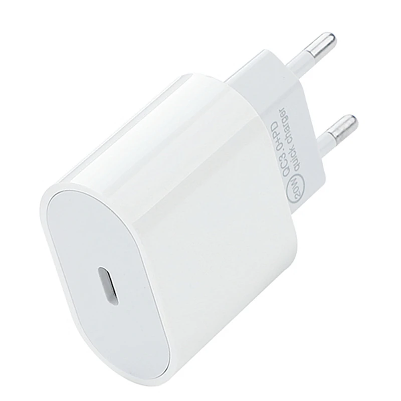 Зарядное устройство PD USB C 20 Вт для iPhone 13 12 11 Pro Max Samsung S22 Huawei Xiaomi адаптер питания с