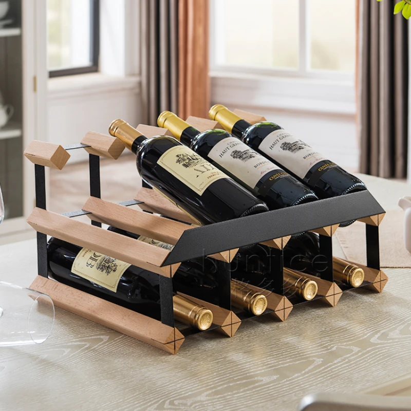 Wine Rack Modern Fashion Red Wine Bottle Rack House Decoration Bar Cabinet Display Storage Rack Creative Wine Shelf
