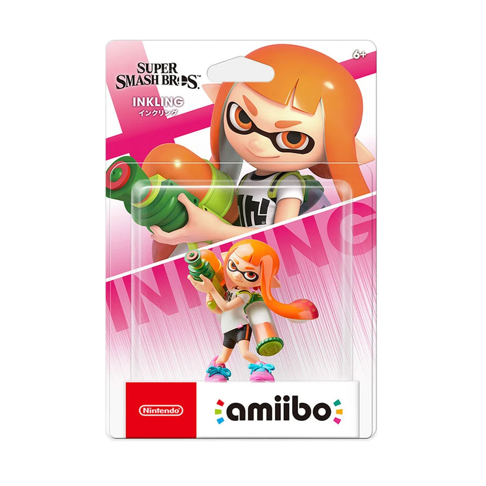 Магазин игрушек ARTSWIFT Amiibo - Super удар Брос. Серия NS NFC Splatoon Inkling Girl, Азиатская версия, бесплатный бренд, Новинка