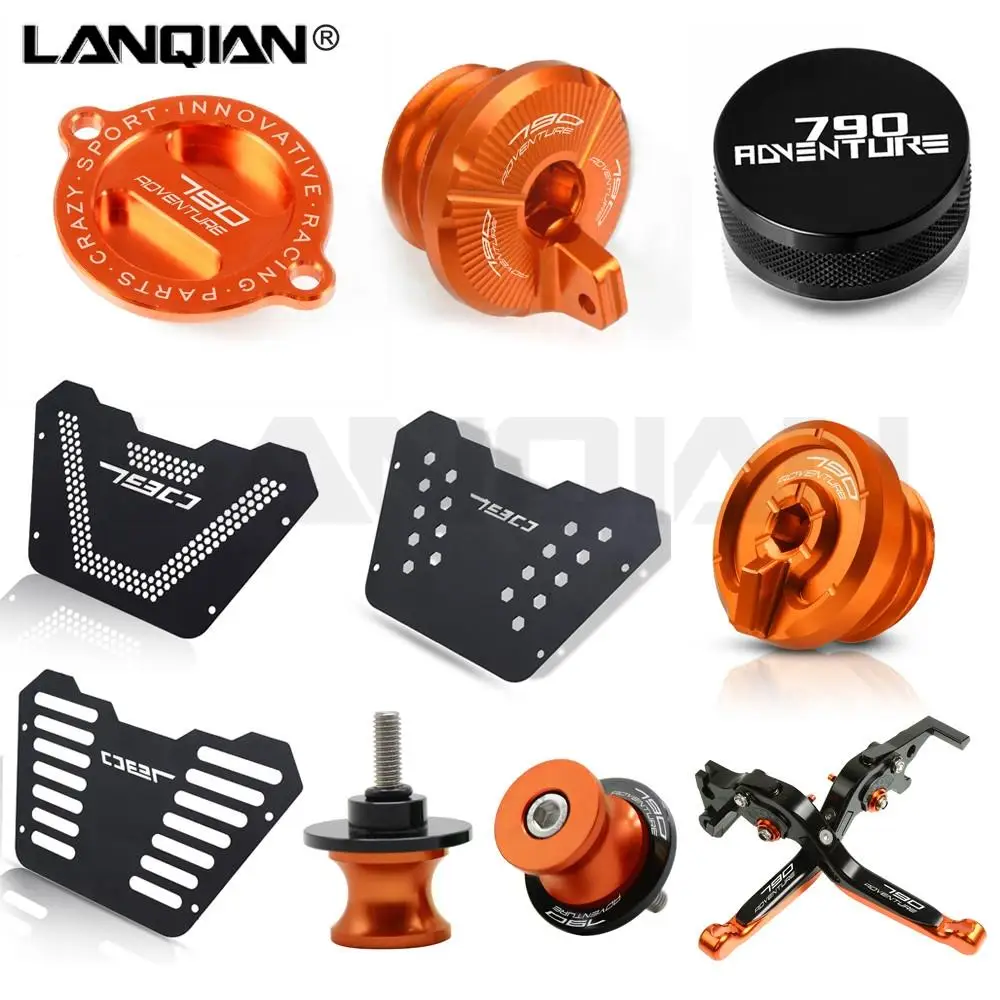 

For 790 Adventure Motorcycle Accessories Engine Guard Cover Engine Oil Cap 790 ADV 790 Adventure R / S 2019 UP Parts