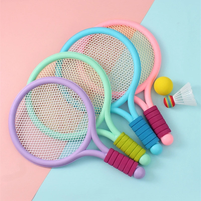 

Children's Badminton Tennis Racket Beginner Training Outdoor Beach Tennis Kindergarten Baby Parent Child Interactive Toys