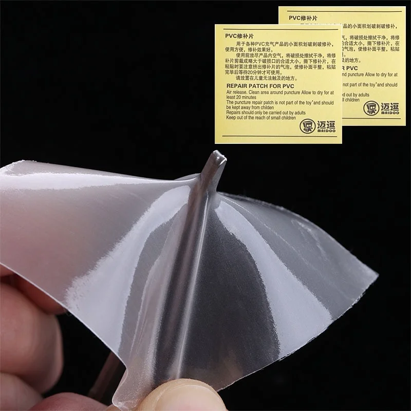 Camping Tent Repair Tape 5/10Pcs PVC Waterproof Transparent Self Adhesive Nylon Sticker Cloth Patches Outdoor Tent Jacket Repair Tape Patch Accessories