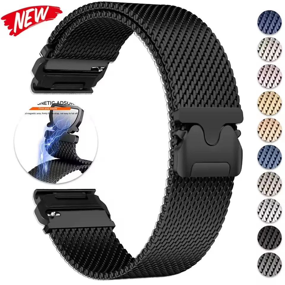 Elegant Magnetic Stainless Steel Quick Fit Bracelet Band