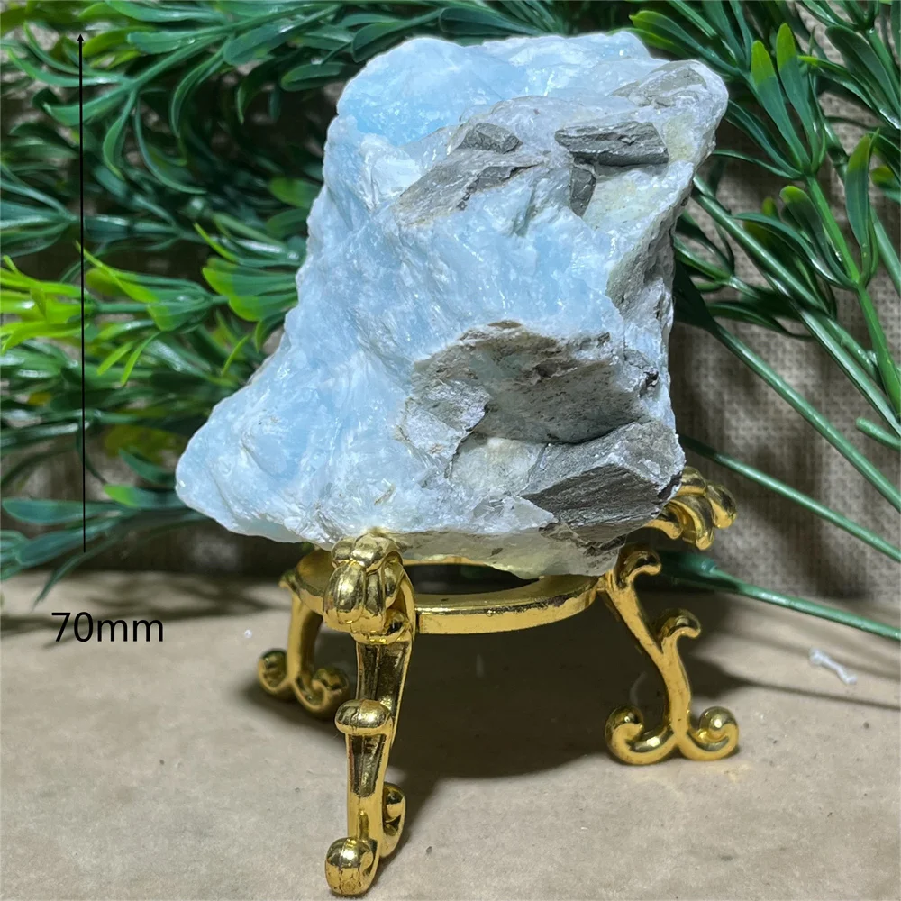 천연 녹색 라리마르 석영 크리스탈 치유석, 텀블드 광물 표본, 가정 수족관 보석 장식 선물 