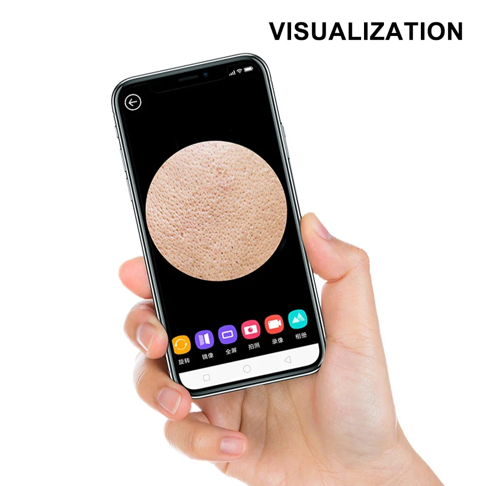 Visual Facial Cleaner Nose Blackhead Remover Deep Pore Acne Pimple Removal Heating Vacuum Suction Blackhead and Acne Remover