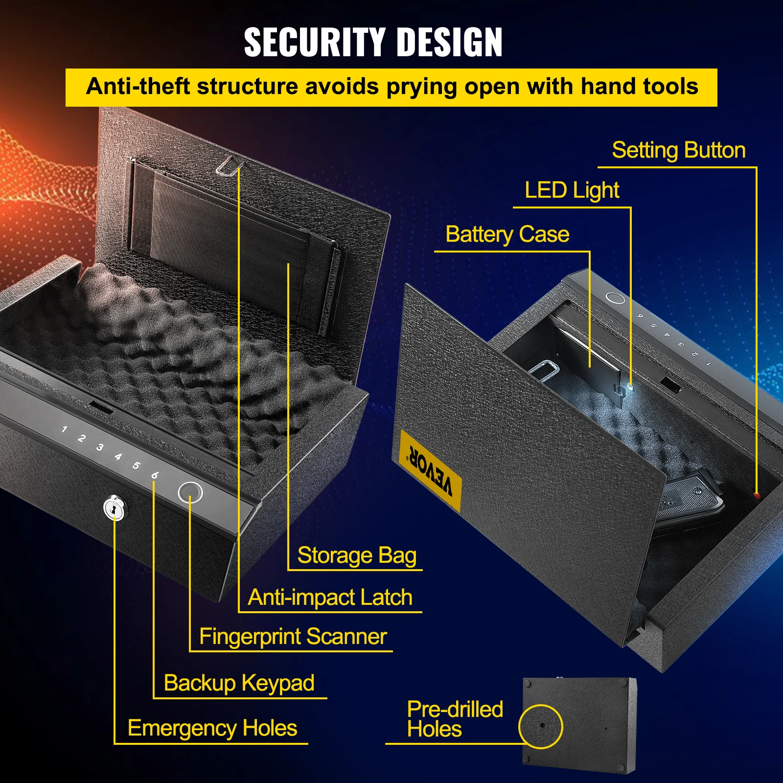 Рисунок 6 - VEVOR 4L пистолет ящик-сейф Q235