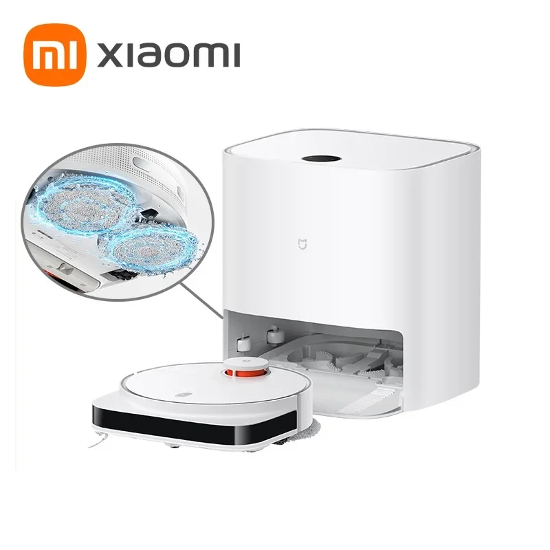 Xiaomi Mijia Robot Vacuum Mop Pro Self Cleaning Home Sweeping 3000Pa Cyclone Aspirazione Rotante Lavaggio A Pressione Mopping Smart