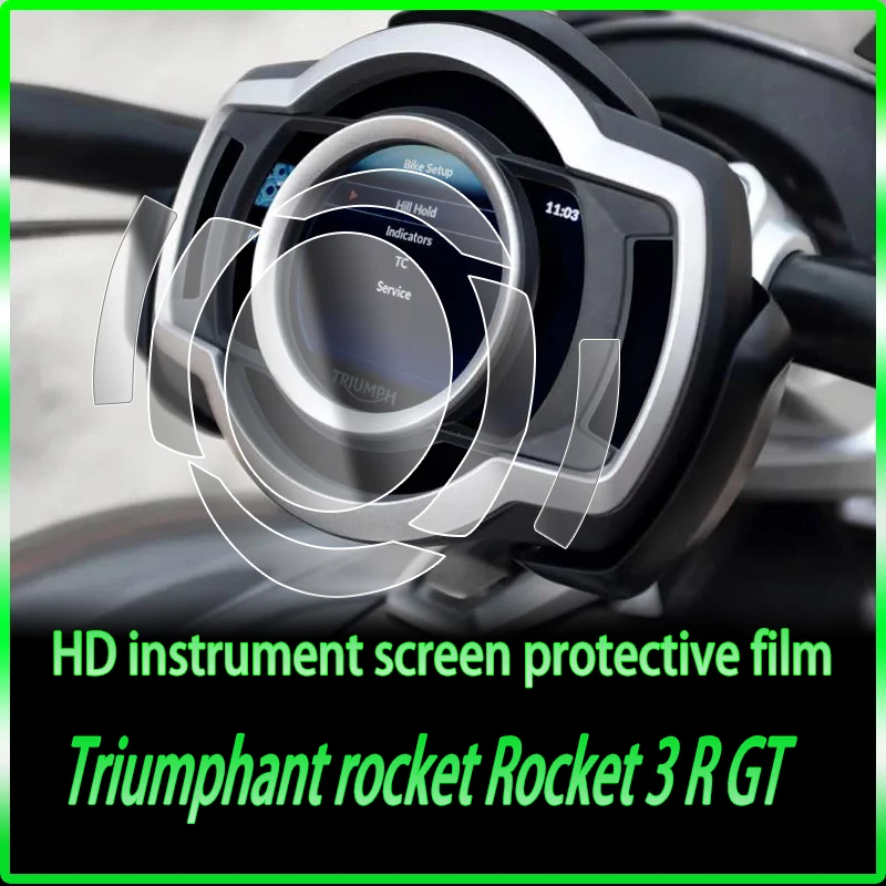 Applicabile A Rocket Rocket 3 R Gt Pellicola Per Strumenti Per Fari Specchietto Retrovisore Resistente All'Usura Schermo In Tpu Trasparente Pr