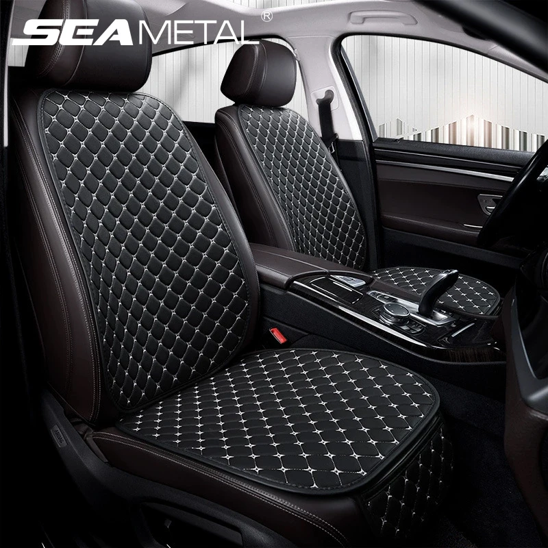 Breathable Leather Car Seat Cover Anti Slip Cushion