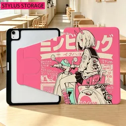 Anime Girl Cartoon Tablet Case with 360° Rotation and Pen Slot - Galaxy Tab S10 Lite (010XZPTA0602CKKHE)