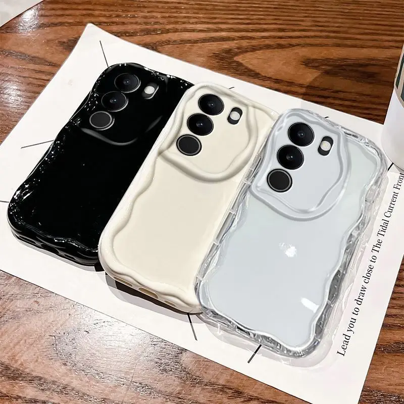Clear TPU Wave Soft Phone Case Cover - Enhanced Protection and Style