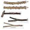 Parrot perch bird cage accessories, bird wooden branches, tree branches, bird standing rods, standing rods set, bird toys 2