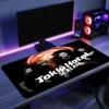Tokio Hotel Rock Band Bill Kaulitz Girl Pad Keyboards Mat Rubber Gaming Mousepad Desk Mat Large Edge Locking Game Keyboard Pad 5
