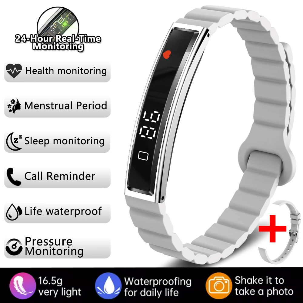 Health Smart Bracelet Men Women Fitness Sports Band Stress Test thumbnail 1