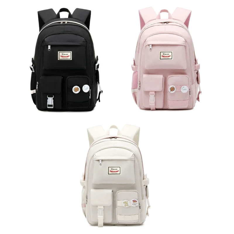 Students Waterproof Nylon Backpack for Women Multi Pocket Travel Backpacks  Female School Bag for Teenage Girls Back To School - AliExpress