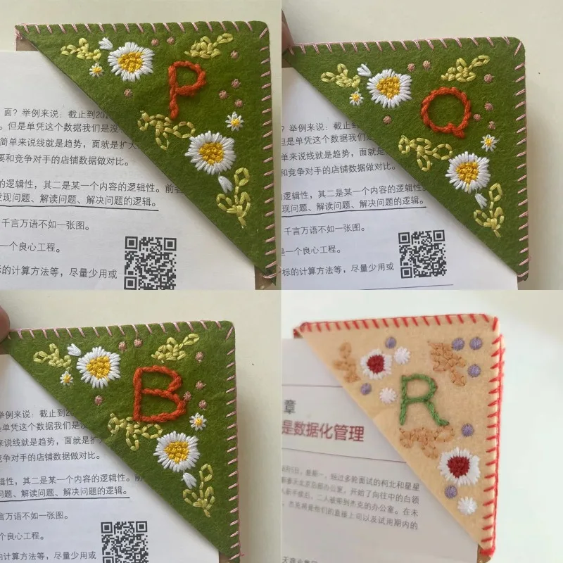 Book Corner Bookmark Bookmarks For Women Book Accessories For Reading Lovers Spring Summer Autumn And Winter Embroidery