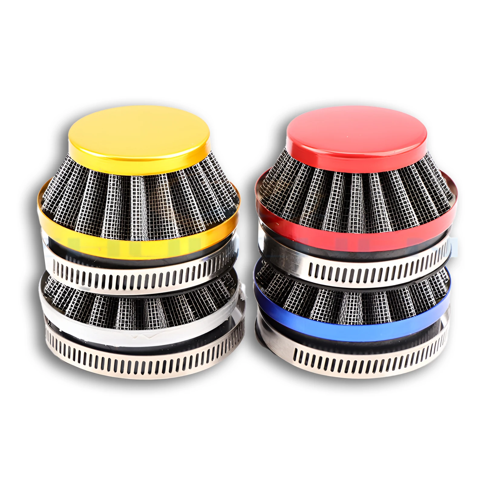 38mm 42mm 44mm 50mm 58mm Air Filter Clearner For Gas Motorized Bicycle Push Mini Moto Pocket Bike ATV Quad 4 Wheeler Motorcycle Air Filter Cleaner