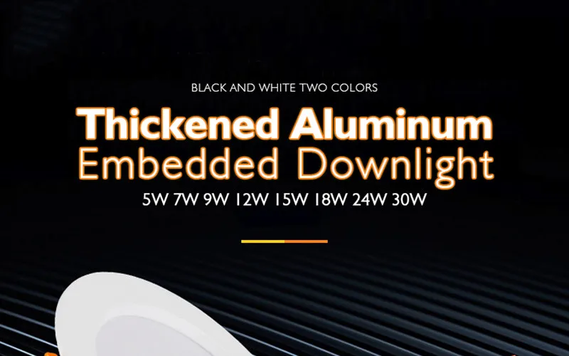 Description Picture 2 of itemLED Downlight 3W 5W 7W 9W 12W 15W 18W 20W AC220V LED Ceiling Down light Recessed Indoor Lighting led Panel Light Spotlight lamp