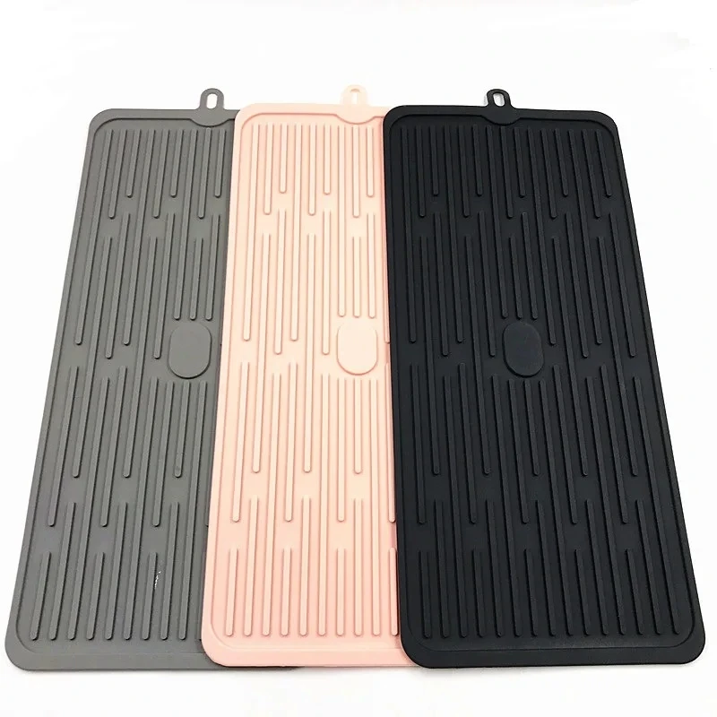 

44X20cm Foldable Silicone Dish Drying Mats Non-Slip Placemat Tableware Tray Drain Table Pads Insulation Cups Kitchen Accessories