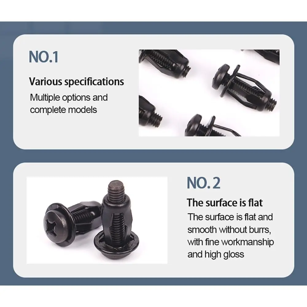 M4 M5 M6 M8 Durable Petal Rivets Base Clamp Lock Nut Car License Plate Bolt Jack Expansion Nuts For Automobile Motor Vehicle