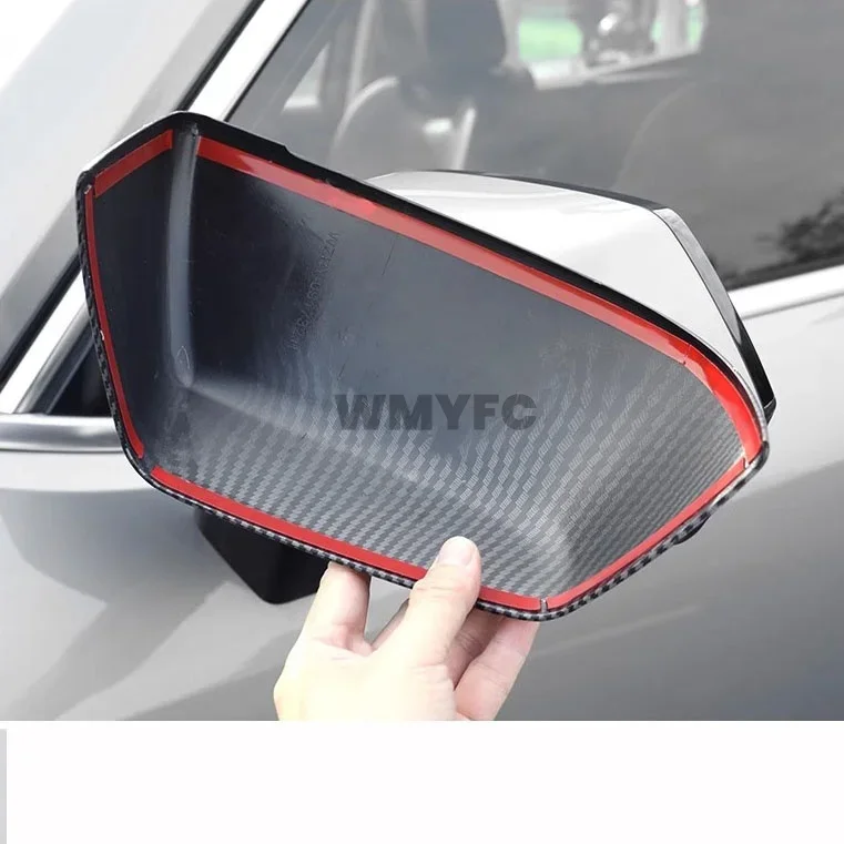 For Great Wall Haval H7 Car Rearview Mirror Cover Car Rain Brow Rainproof Trim Decorative Frame Exterior Accessories