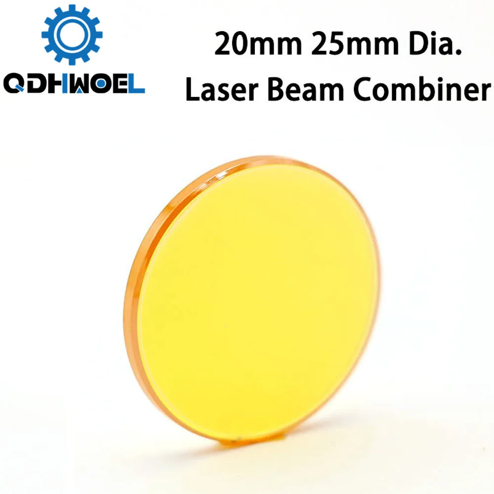 

10.6um Laser Beam Combiner lens 20mm 25mm for CO2 Laser Engraving Cutting Machine to Adjust Light Path and Make Laser Visible