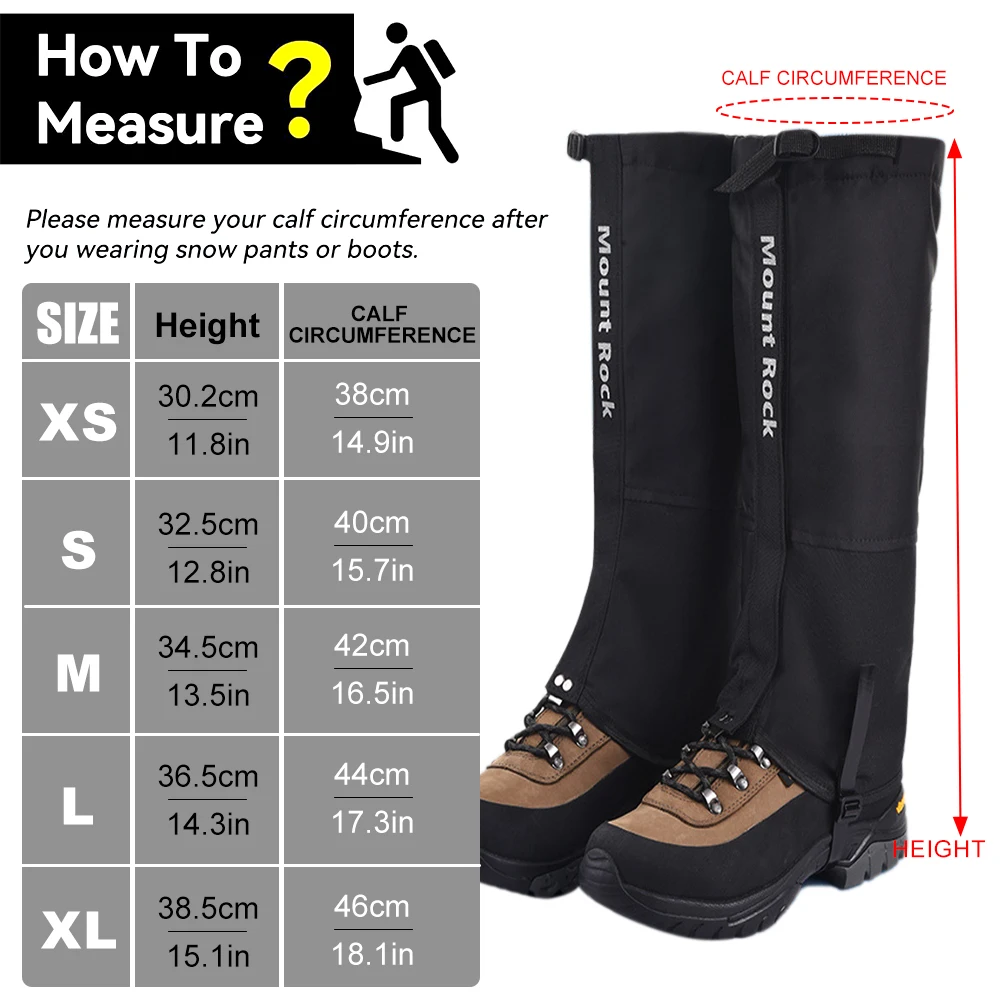 Waterproof Adjustable Leg Protectors for Lawn Care and Trimming