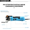300W/350W/500W Qucik-Release Multifunction Power Tool Electric Oscillating Tool Renovator Saw with Handle,DIY Home Improvement 2